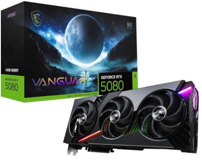 Picture of MSI GeForce RTX 5080 16G SUPRIM SOC 16GB GDDR7 Graphics Card